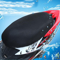 电动摩托车踏板车防晒隔热坐垫套3D全网透气座套全包型座垫套