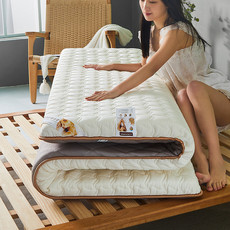 汤河店 全棉大豆纤维床垫软垫家用床褥子租房专用单人学生宿舍海绵垫被