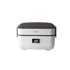 生活元素（LIFE ELEMENT）电热饭盒自动加热保温可插电迷你上班族双层蒸饭盒F35