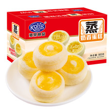 港荣  蒸蛋挞900g整箱 饼干蛋糕 营养早餐