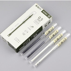晨光/Mamp;G晨光本味中性笔AGPB5902透明简约0.5mm全针管笔芯签字笔学生水笔